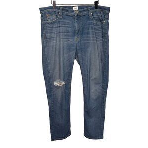 Hudson Jeans Jude Slouch Skinny Crop Distressed Size 32